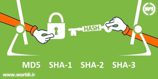 تولید آنلاین هش کد MD5 SHA1 SHA2 SHA3